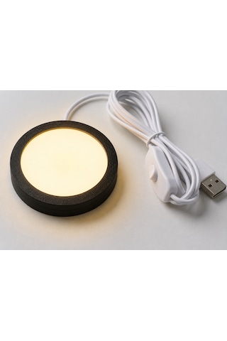 Led Lamp - Kit 001 Uyumlu 3d Yazıcı Lamba Donanım Kiti Gün Işığı Bambu Lab Mh001 Tam Uyumlu + Şarj Adaptörü Hediyeli Siyah