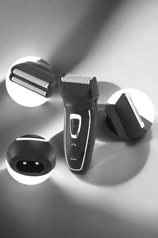 Astraltech Şarjlı Tıraş Makinesi Çift Başlıklı 4-6 Saat Kullanım
