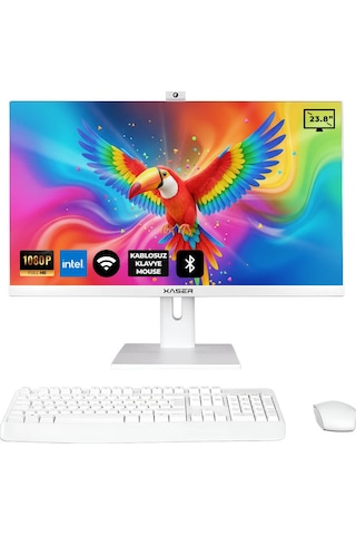Xaser XS136 i3-6100 8 GB 512 GB SSD 23.8" Free Dos AIO Masaüstü Bilgisayar