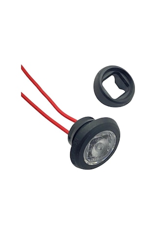 Frıstom 12v-24v Göz-ayna Altı-gündüz Sürüş Lambası Led Kırmızı Çap:20 Mm E9