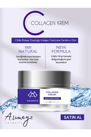 Asimeyz Kolajen Krem 50 ML
