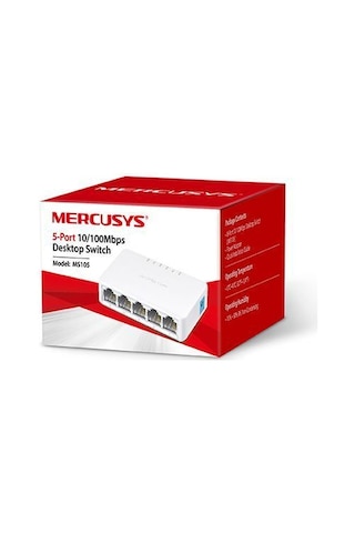 TP-Link Mercusys MS105 10/100 Mbps 5 Port Switch