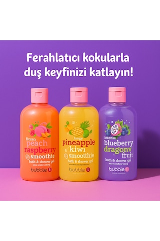 Smoothie Duş Jeli 3 Lü Set 3 X 500 Ml Meyve Aromalı, Renkli & Ferahlatıcı Karışık Meyve