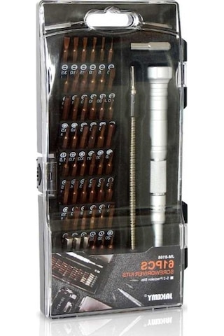 Trendooze Ve Uçları Tornavida Soket Seti S2 M2.5-m4.0 Kiti Jm8166 Jakemy Hassas Bitler 61-in-1 - Kd
