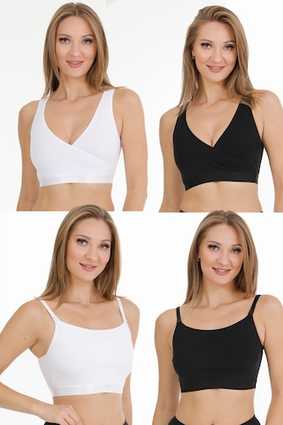 Par Lıngerıe Emzirme Büstiyeri 4lü Set