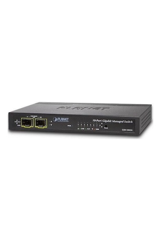 Planet Pl Gsd 1002M 8 Port 10/100/1000 2 Port 100/1000X Sfp Yönet