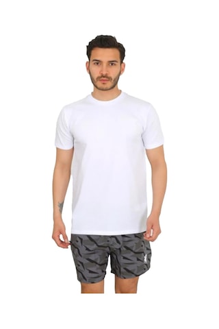 Joma Erkek T-shirt B.yaka Pamuk Evon M 4241102 Beyaz