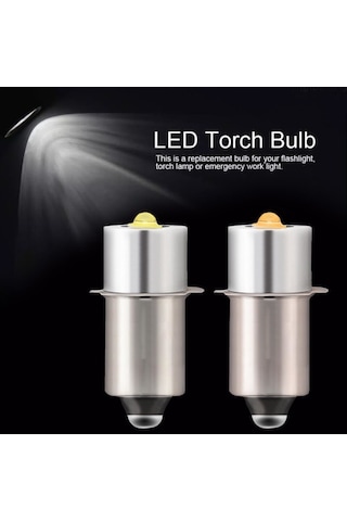 P13.5s Dc6v-24v/3-12v Led Yükseltme Işıkları Beyaz Maglite Bet Lambası - 3-12v Sıcak Beyaz