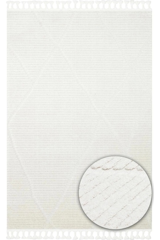 Eko Halı Terazzo Trz 07 White İskandinav Halı