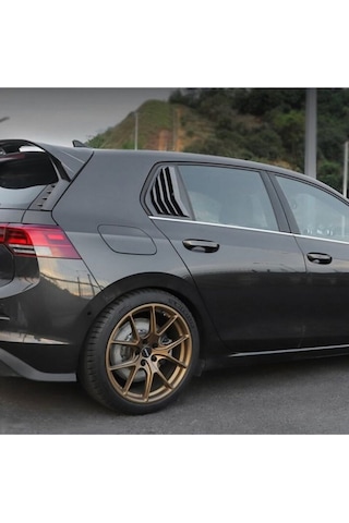 Volkswagen Golf 8 Ithal Piano Black Cam Kaplama Vizörü