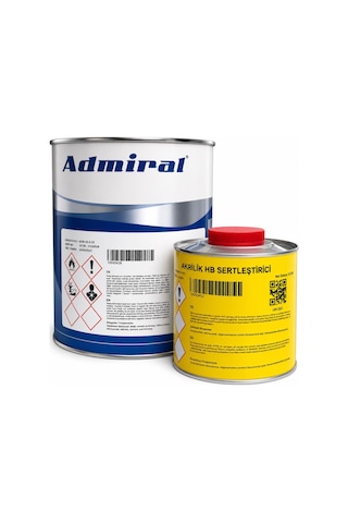 Admiral Ul25 Kendinden Astarlı Fayans,cam,galvaniz,alüminyum Boyası 3.5 Kg Beyaz Diğer