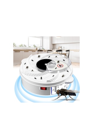 Geekyou Ev İçi Usb Elektrikli Sessiz Sinek Yakalama Aleti - Fiziksel Yöntemle Güvenli Sinek Öldürücü