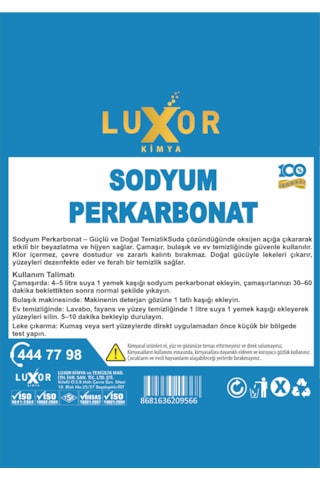 Luxor Kimya Sodyum Perkarbonat 25 Kg Diğer