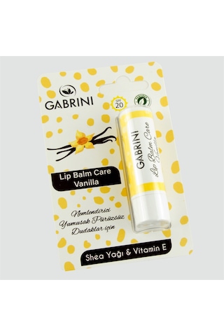 Gabrini Lip Balm Care Vanilla Shea Yağı & vitamin E Dudak Balmı