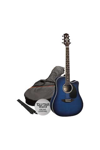 Ashton Spd25Ceq Tbb Elektro Akustik Gitar Seti + Kılıf