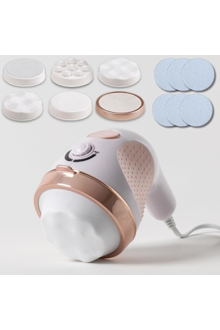 Velform Vibraluxe Pro Masaj Cihazı + 6 Ekstra Dosya - Cilt Sıkılaştırma, Titreşim Ve Döndürme, Selülit Masajı, Ponza Taşı, Diyet Planı, Vücut Ve Cilt İçin Sağlıklı Yaşam Ve Güzellik Bakımı