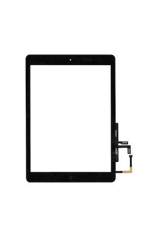 Apple Uyumlu iOS iPad Air A1475 Butonlu Dokunmatik Siyah
