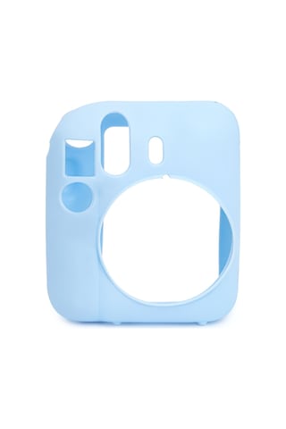 Instax Mini 12 Makine Uyumlu Mavi Koruyucu Silikon Kılıf