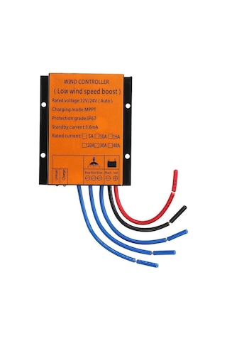 300w 12v Rüzgar Türbini + Şarz Kontrol Cihazı
