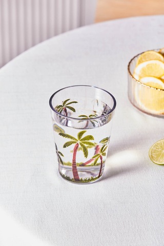 Karaca Palmera Akrilik Su Bardağı 430 Ml Şeffaf Şeffaf