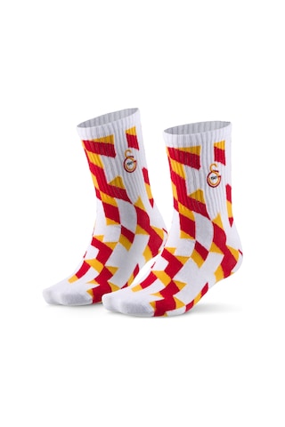 Gsstore Galatasaray Unisex Çorap K252283 Beyaz