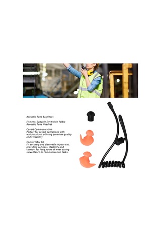 Turuncu Akustik Tüplü Kulaklık Yedek Parçası Huiliang