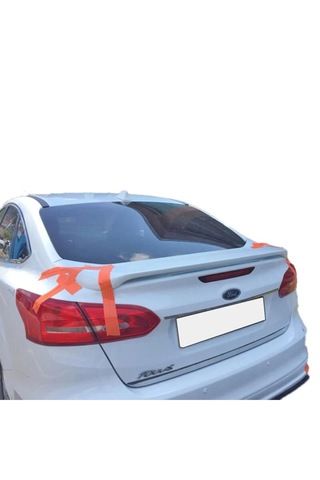 Ford Focus 3 2015+ Fiber Spoiler Boyalı Beyaz Arka Spoiler Sedan