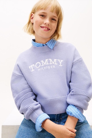 Tommy Hilfiger Kız Çocuk Triko Kg0kg08921 Lila
