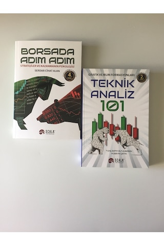 Borsada Adim Adim- Teknik Analiz 101 -2 Set Kitap