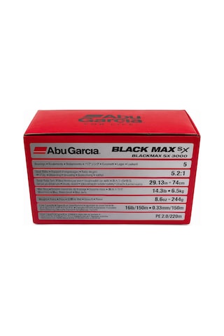 Abu Garcia Blackmax Sx Karbon Sx3000 Lrf-spin Olta Makinesi