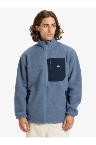 Quiksilver Quıksılver Clean Coast Fz China Blue - Solid Erkek Polar Ceket Eqypf03066-bnd0 Mavi