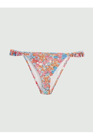 Lcw Dream Karışık Uv Korumalı Desenli Kadın Brazilian Bikini Alt Çok Renkli