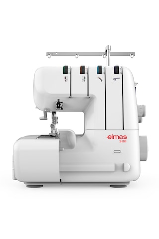 Janome 311 Joy Of Sewing Dikiş Makinesi Ve Elmas 328 Overlok Makinesi lı Paket Beyaz