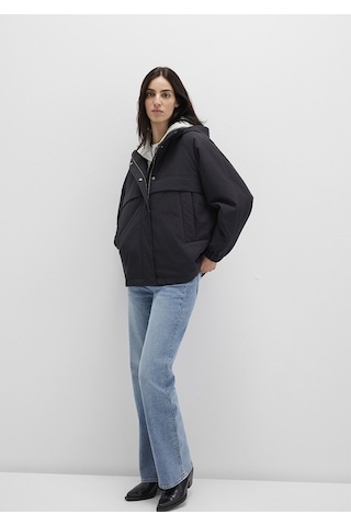 Mavi - Kapüşonlu Siyah Ceket 1110348-900 Siyah