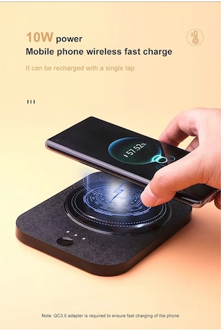 Usb Bardak Isıtıcı Su Kupası Isıtıcı 3 Vites Isıtma Ev Ofis Kış İçin Siyah