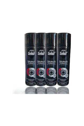 4 Adet Selsil Fren Balata Temizleme Spreyi 500 Ml