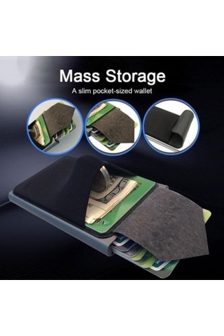 Trendooze Linjinxu Rfıd Metal Kart Kılıfı, Kredi Kartı Tutucu, Yeşil Diğer