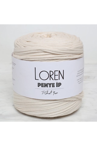 Büro Ev Ofis Hobi Dikiş Atölyesi İçin Kremist Penye Kumaş El Örgü İpi