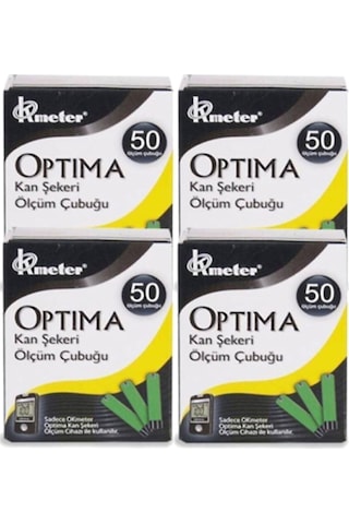 Optima Kan Şeker Ölçüm Strip 4x50 Adet ( 200 Strip )