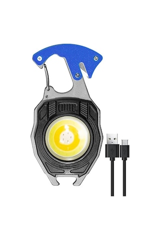 Powermaster W5147 Şarjlı Ledli Anahtarlık Işıldak El Feneri Lamba Aydınlatma Beyaz