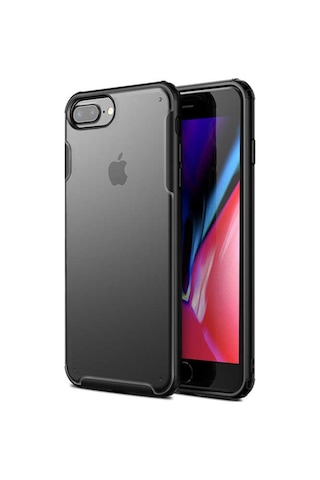 Apple Uyumlu iPhone 7 Plus Kılıf Zore Volks Kapak-Siyah