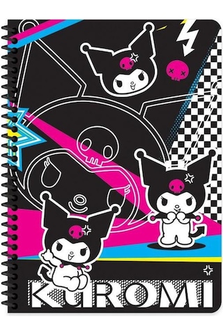 Keskin Color Kuromi 80 Yaprak Karton Kapak Defter 2 Li Set 1