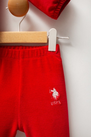 U.S. Polo Assn. U.s. Polo Assn Kız Bebek Kırmızı Takım Usb2735-c-v1 Kırmızı