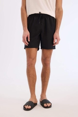 DeFacto Regular Fit File Astarlı Diz Üstü Deniz Şortu E4736AX25HSBK27