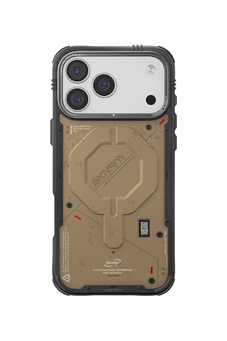 Apple Uyumlu iPhone 17 Pro Max  Kılıf M-safe Şarj Özellikli Airbag Tasarımlı Skinarma Vigor Kapak Kahvereng Kahverengi