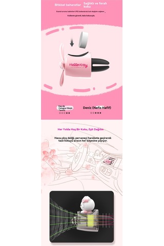 Çizgi Film Araba Havalandırma Deliği Aromaterapi Süsü Tavşan