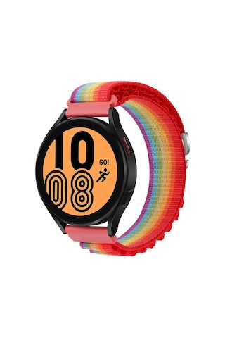Watch 20mm Kr410 Kumaş Kordon - Gökkuşağı 1 Diğer