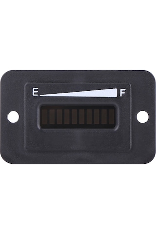 Lemestar Golf Araçları İçin Dijital Led Akü Göstergesi - 12/24/36/48v Seçenekli, 10 Segment Bar Grafik, Düşük Şarj Uyarısı, Bı003