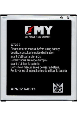 Samsung Galaxy Grand Max G7200 Uyumlu Emy Batarya