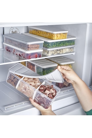 Selka Home Nora 001 Bölmeli Saklama Kabı 8'li 2 L